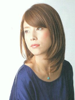 エレガンス(elegance)の写真/【コスメ縮毛矯正＋カラー(リタッチ)＋カット¥15000】仕上がりの違いを実感！憧れのサラサラヘアに◎
