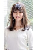 すかないカットで髪質を生かした、セミディレイヤー【髪質改善】