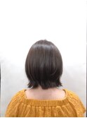 甘辛ミックスの小顔外ハネショートボブ☆