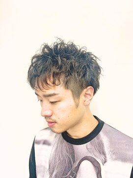 バーバーショップ テト キタヤマ(barber shop tete kitayama) 無造作ピンパーマ☆ツーブロック