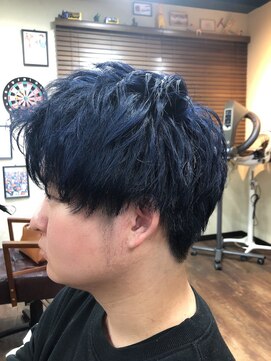 アトリエ ナルー(atelier NALU) ブルーアッシュマッシュショート☆【東大宮atelier NALU】