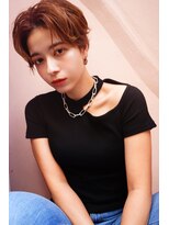 ラフィスヘアー ノア 上新庄店(La fith hair noa)&nbsp;【La fith】 センターパート×ハンサムショート