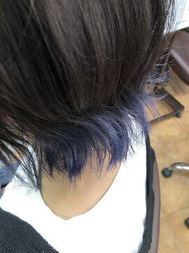 マイスペース(MY SPACE) ショート裾カラー☆