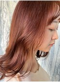 [イエベおすすめヘアカラー]テラコッタオレンジ/ブリーチなし