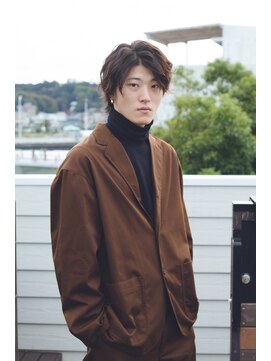 ディア 平塚(diar) センターパートスパイラルパーマ