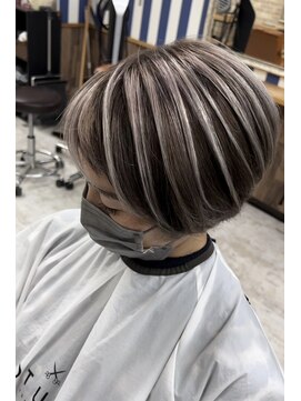 スキル 水戸(SKILL) 白髪ぼかしハイライト