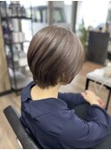 白髪ぼかし/脱白髪染め/ショート/ショートボブショートヘア