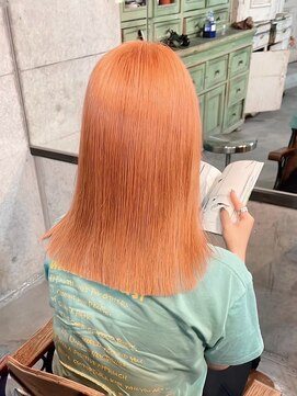 レニーバイエース(LANY by ACE) 【LANY横浜】オレンジベージュ×ロング