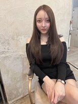 アンジェリカラボ 梅田店(ANGELICA LABO)&nbsp;トレンドレイヤー×ストレートヘア×ワンホン×韓国ヘア〔川又〕