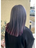 アフェクテュー 春日店(affectueux) 20代30代40代パープルインナーカラー