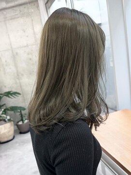 チル(chill) オリーブグレージュ＊美髪＊ブリーチなしダブルカラー