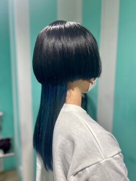 マティーナ ヘアー 池袋(Matina hair) 【クラゲヘア×インナーブルー】20代30代40代50代