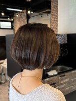 ロール(ROLE) 白髪染めアッシュxベージュ こなれ感丸みボブ