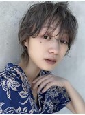 ショート/グレージュ/ショートボブ/パーマ