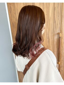 フラム(fulam) イヤリングカラーピンクベージュ