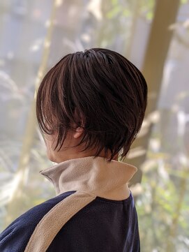 ガネーシャ(ganesya) ツヤ×束感ショートボブ