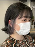 ミルクティーベージュダブルカラーケアブリーチインナーカラー