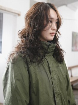 マーシー(MAAAAAC)の写真/[MAAAAAC]だから叶う、ラフにキマるパーマStyle。セットが楽なのにmoodあるわがままスタイルが手に入る＊