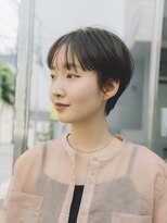 ガーデンヨコハマ(GARDEN YOKOHAMA) ショート チェリーブラウン デジタルパーマ 丸型 卵型 四角