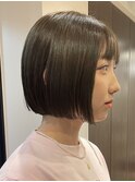 オイルをつけるだけでおしゃれなボブに!