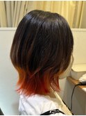 大人可愛い20代30代40代50代ウルフレイヤーボブ丸み裾カラー