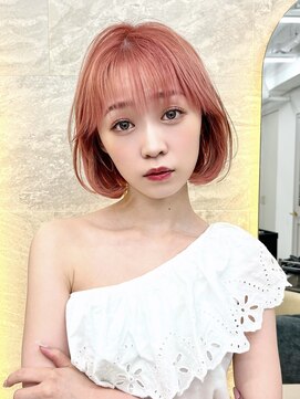 ロンドソレイユ 池袋(Lond soleil) くびれヘア/顔周り/韓国/ボブ/レイヤーカット/前髪/カラー/池袋