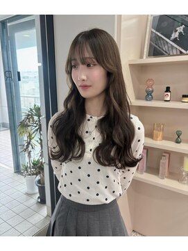 カノエ 岡山店(canoe) 透明感カラー×髪質改善トリートメント