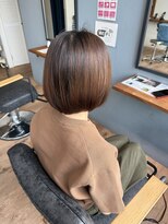 レアレア ヘアアンドライフ(LeaLea)&nbsp;着物ヘア/ダークアッシュ/ミディアムレイヤーカット/伊丹