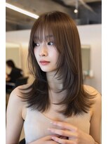 ノイエ 原宿 北参道(NoIE)&nbsp;レイヤーカット髪質改善カラーブリーチなしダブルカラー