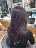 レイヤーカット/ハッシュカット/透明感/暗めカラー/ダブルカラー