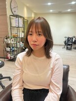 ヘアメイク シュシュ(Hair make chou chou)&nbsp;レイヤーボブ　透明感カラー