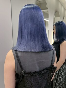 ソル バロール 表参道(SOL .valor) 切りっぱなしボブタッセルボブレイヤーハイトーンダブルカラー◆