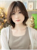 ダークアッシュ大人美人マレットヘアウルフボブA5北浦和30代40代