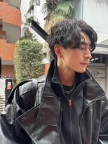 キャンバス バイ ネオリーブ 横浜西口(Canvas by neo.)&nbsp;横浜★毛流れルーズパーマメンズナチュラルパーマ