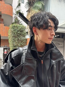 キャンバス バイ ネオリーブ 横浜西口(Canvas by neo.) 横浜★毛流れルーズパーマメンズナチュラルパーマ