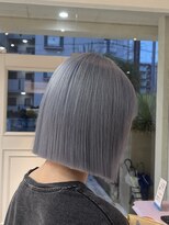 タイドヘアー 茨木2号店(TIDE HAIR) ブルーシルバー