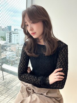 ユーフォリア 銀座(Euphoria) ▲上品韓国くびれヘアモカブラウン盛れる顔周り