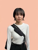 イズミ(Izumi)&nbsp;外はね bob Izumi/パーマ/黒髪/レイヤー/ウルフパーマ/博多住吉