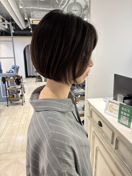 シェノン 赤羽店(CHAINON) 丸みグラボブコンパクトなスタイリング簡単スタイル