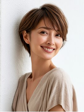 ヒマル 学芸大学(Himaru) 大人女性/ヘアセット/ショート/ネビージュ/小顔