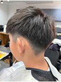 ツーブロ刈り上げ