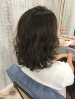 ルシール バイ アリア(Lucir by aria)&nbsp;ミディアムパーマスタイル×ダークトーングレージュ