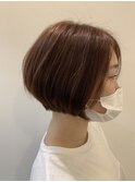 前下がりショートボブ