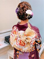 リサ 恵比寿(risa.)&nbsp;華やか編みこみアッップ☆