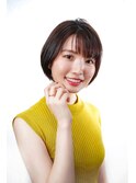 ナチュラル ショートボブ