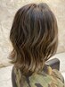 【ダメージ最小限】カット+ケアハイライトor白髪ぼかし+カラー￥21230→