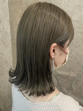 ガーデンエス 府中店(GARDENes) 【透明感カラー】×【オリーブベージュ】