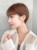 ロンド レグリーズ 立川(Lond leglise)&nbsp;ショート×顔周り×前髪×シルキーベージュ×グレージュカラー