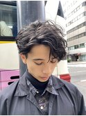 ハーフバックショート×波巻きツイスパ