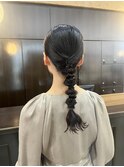 編みおろし/お呼ばれヘア/ヘアセット